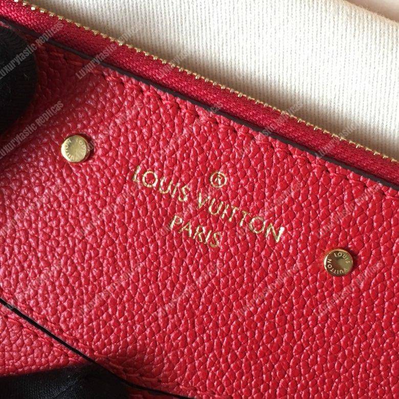 LV Daily Pouch Monogram Empreinte Cherry