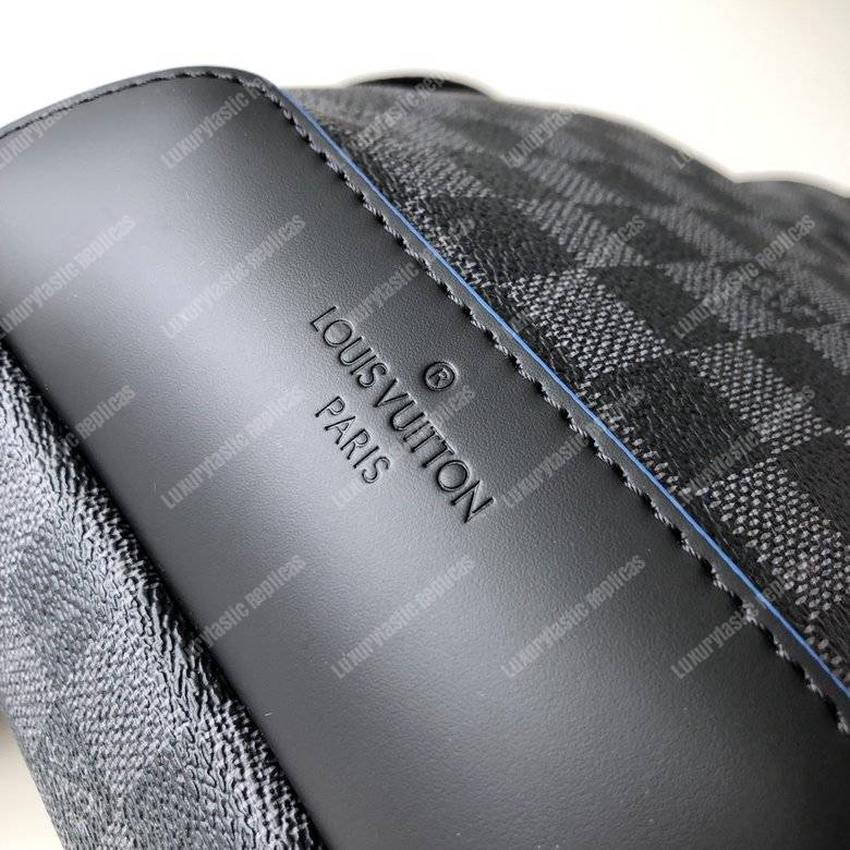 LV Avenue Sling Bag Damier Graphite Gray/Blue