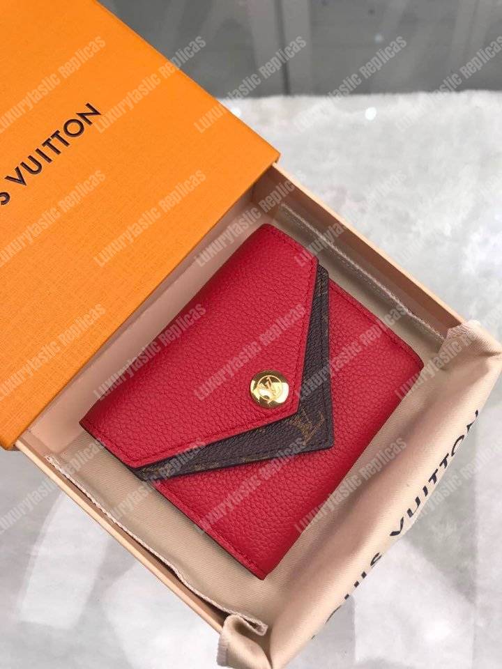 LV Double V Compact Wallet Rubis