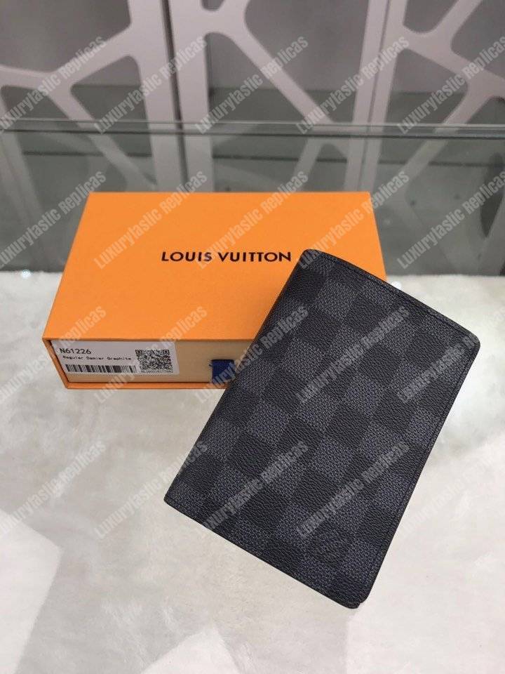 LV Regular Wallet Damier Graphite Canvas