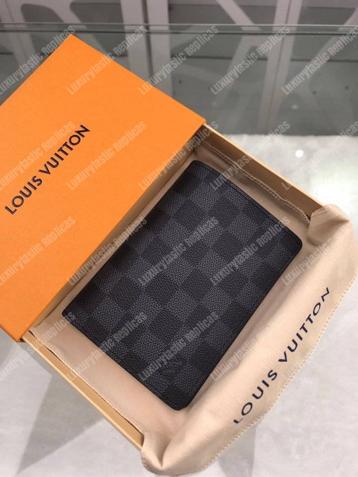 LV Regular Wallet Damier Graphite Canvas
