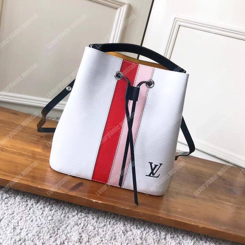 LV NéoNoé Epi Leather Blanc