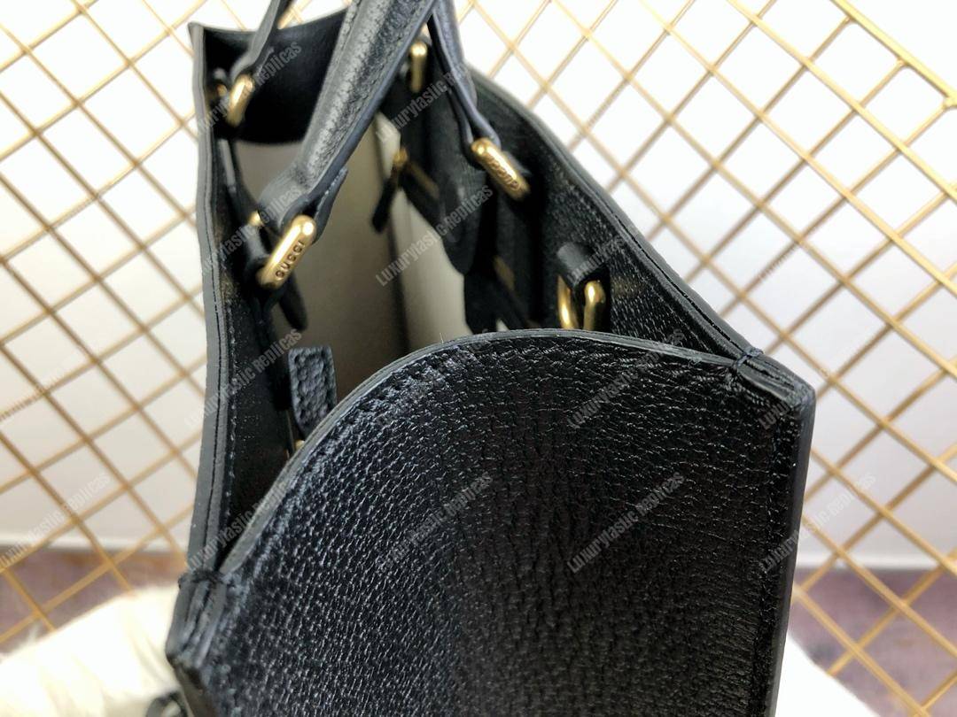G*u*i bee star leather tote