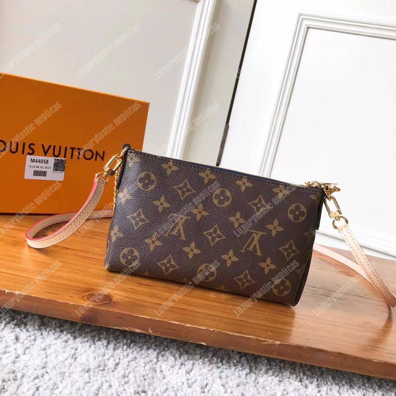 LV Pallas Clutch Bag Monogram Marine Rouge
