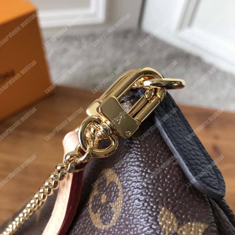 LV Pallas Clutch Bag Monogram Marine Rouge