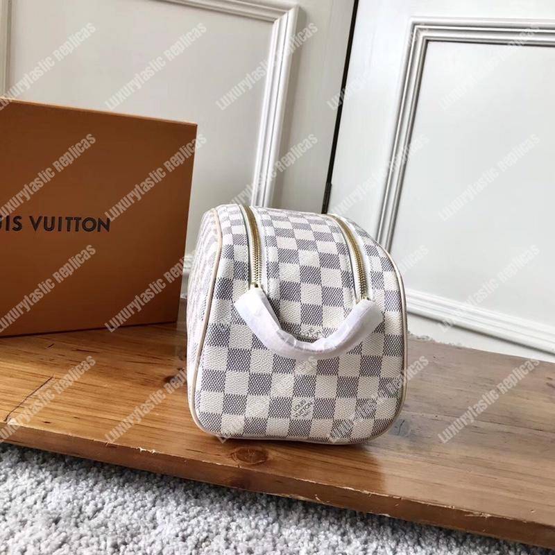 LV King Size Toiletry Bag Damier Azur