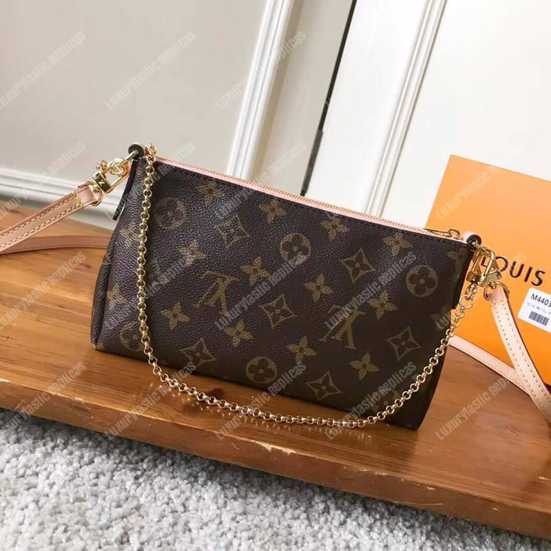 LV Pallas Clutch Bag Monogram Rose Poudre