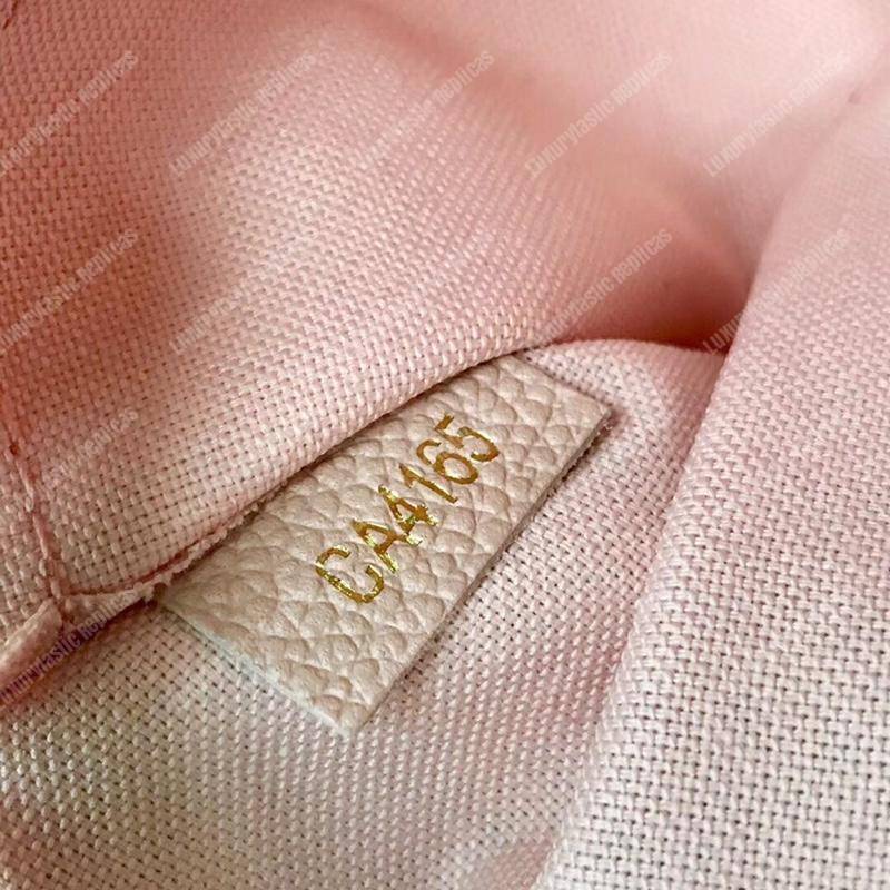 LV Pallas Clutch Bag Monogram Rose Poudre