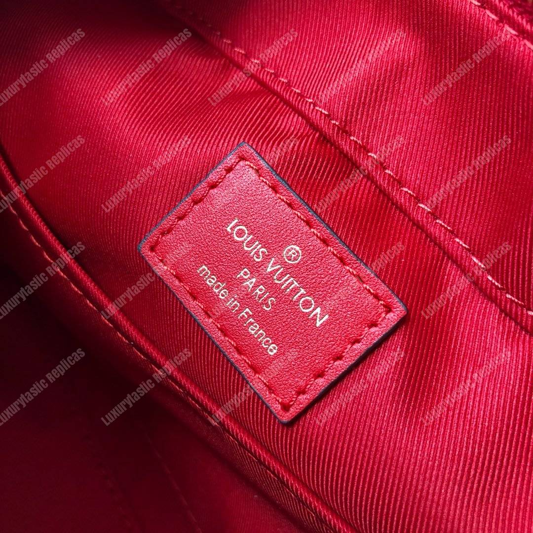 LV Saintonge Monogram Coquelicot