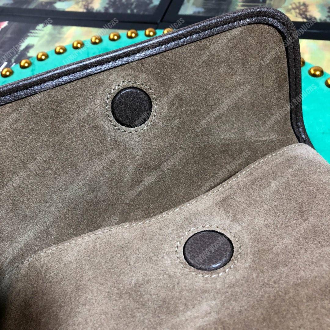 G*u*i neo vintage messenger small bag gray suede