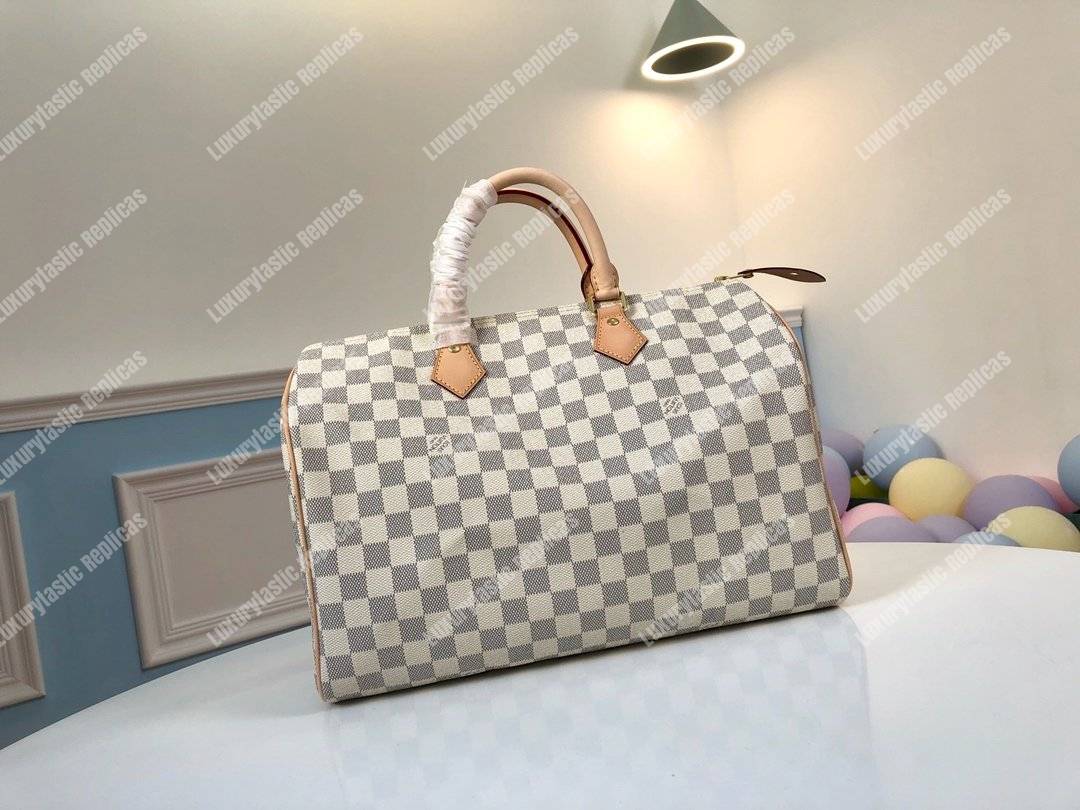 LV Speedy 35 Damier Azur