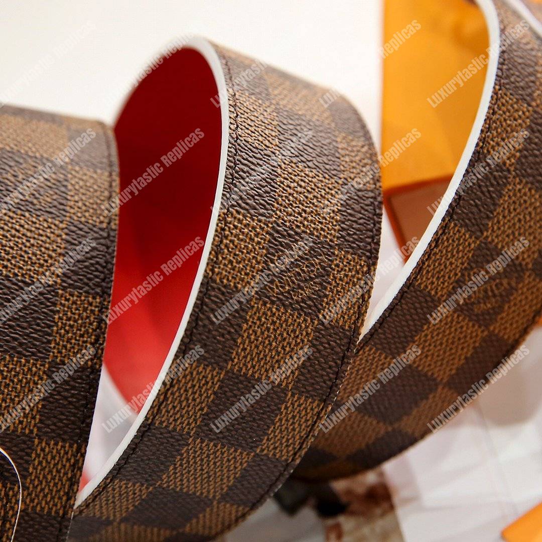 LV Bandouliere Damier Ebene Coquelicot