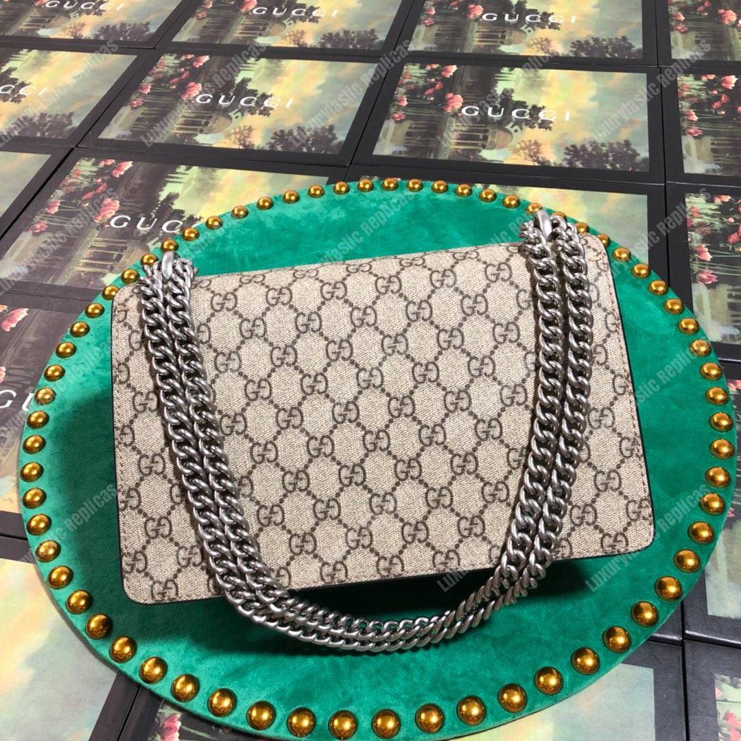 G*u*i dionysus small gg shoulder bag beige white