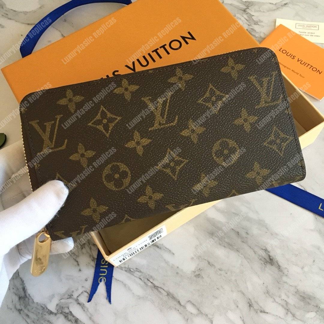 LV Zippy Wallet Monogram Brown