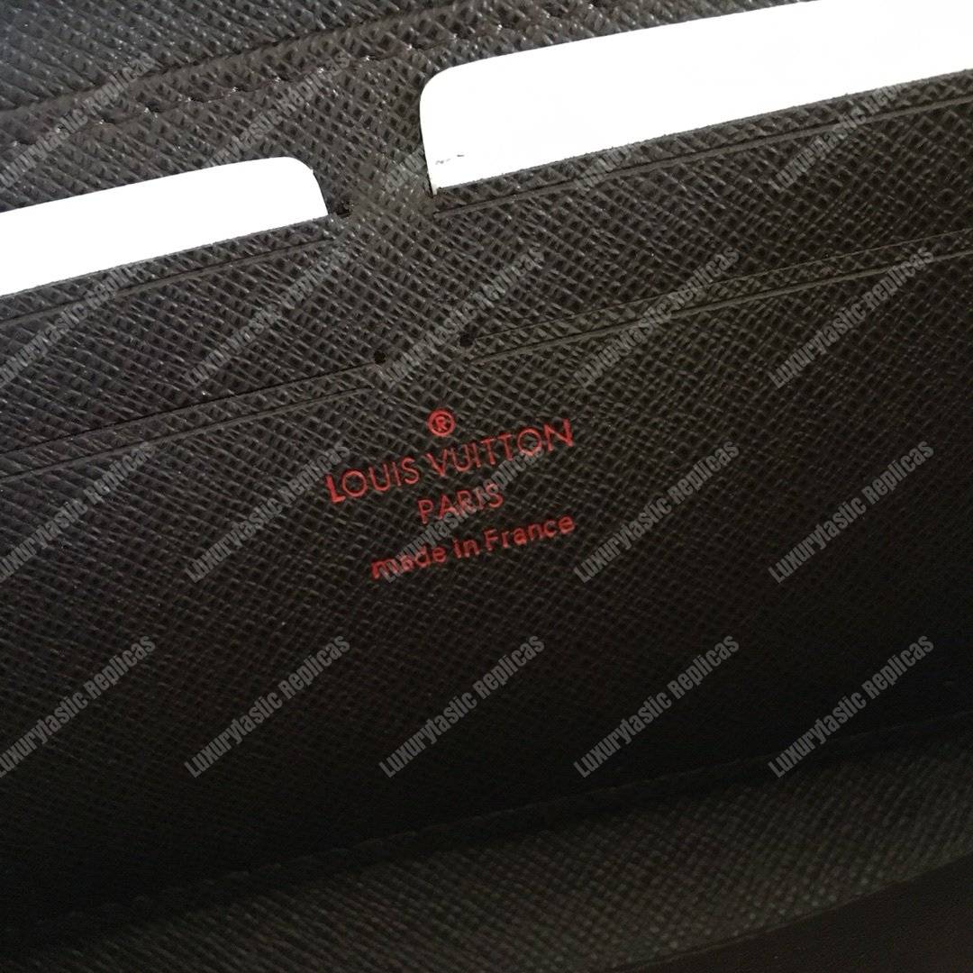 LV Zippy Wallet Damier Ebene Brown
