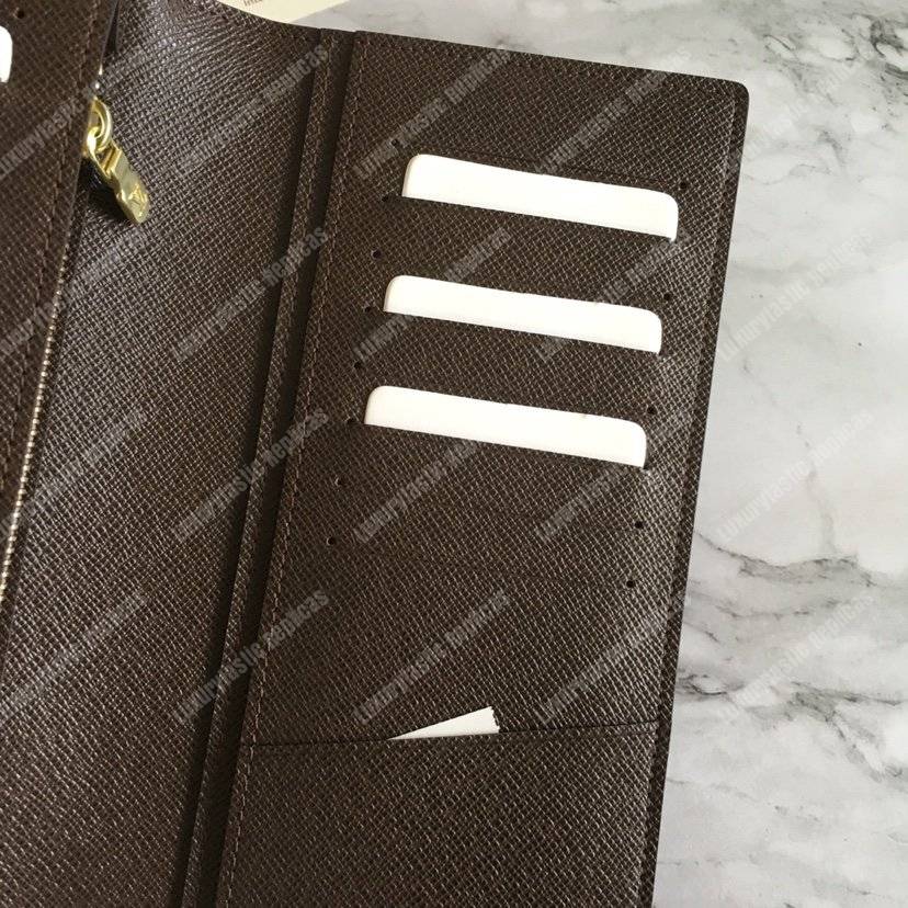 LV Brazza Wallet Damier Ebene