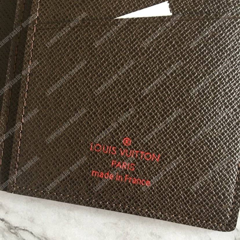 LV Brazza Wallet Damier Ebene