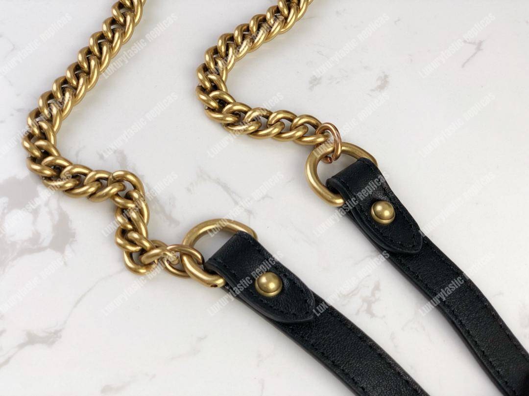 G*u*i gg marmont mini shoulder bag black
