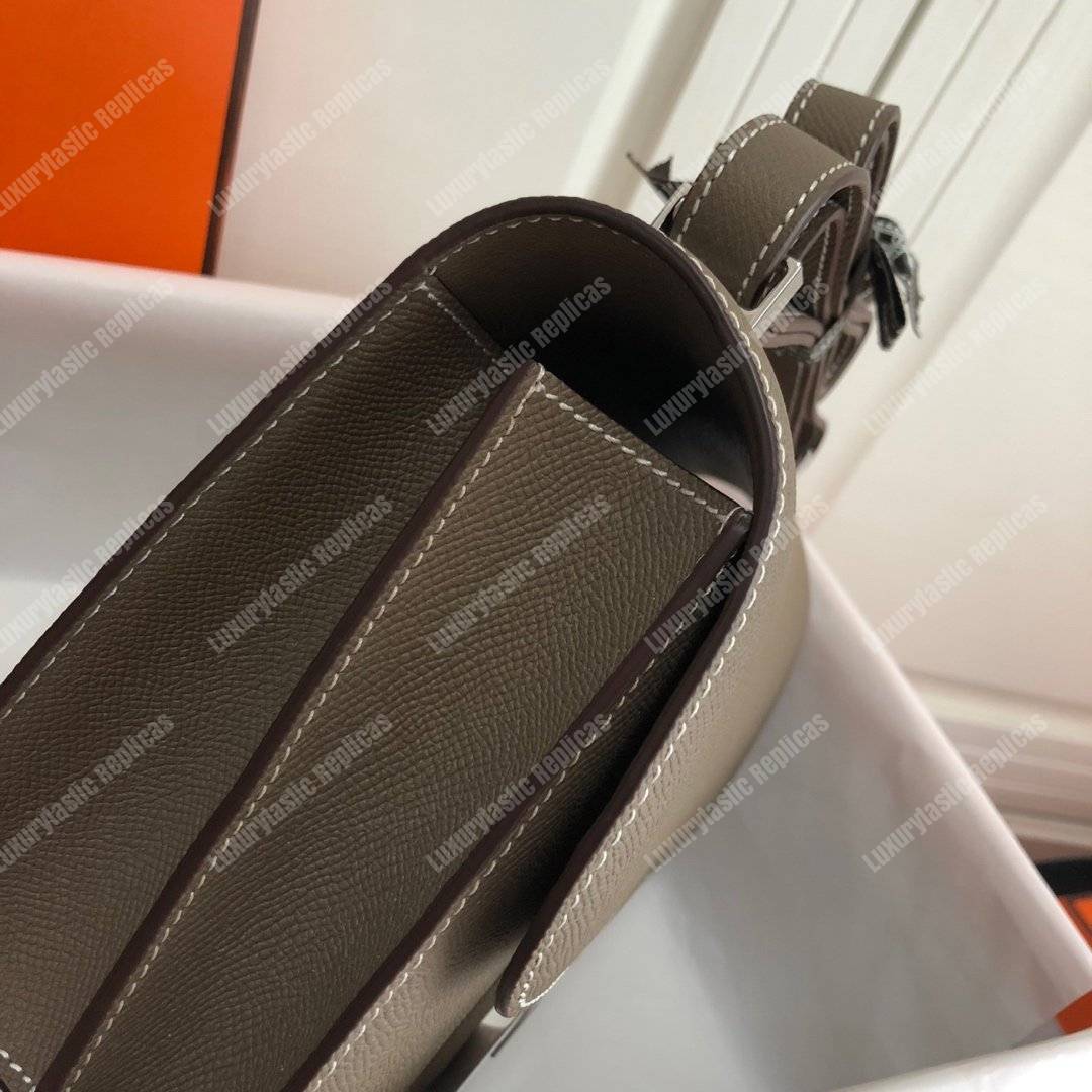 H**mes constance 18 bag epsom taupe palladium-hardware