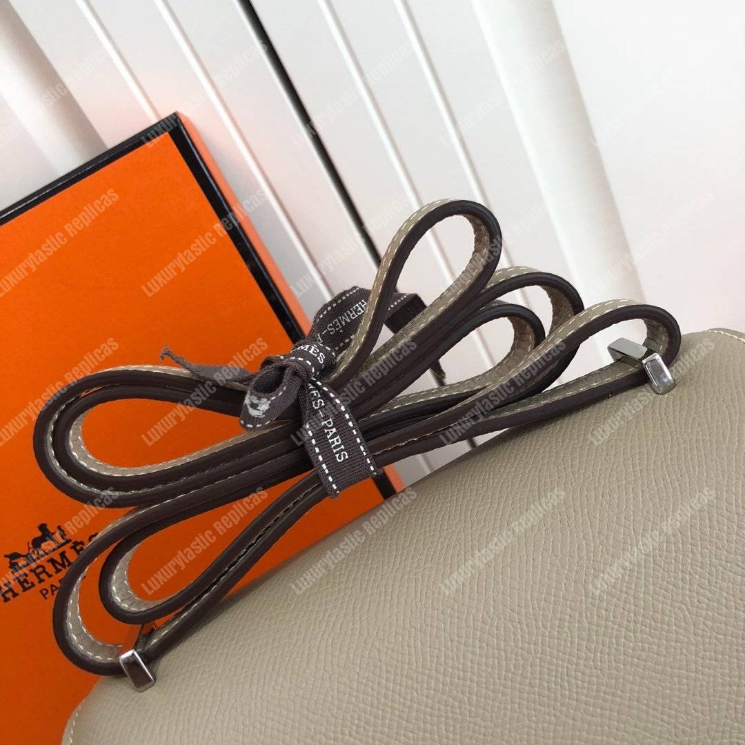 H**mes constance 18 bag epsom etain palladium hardware