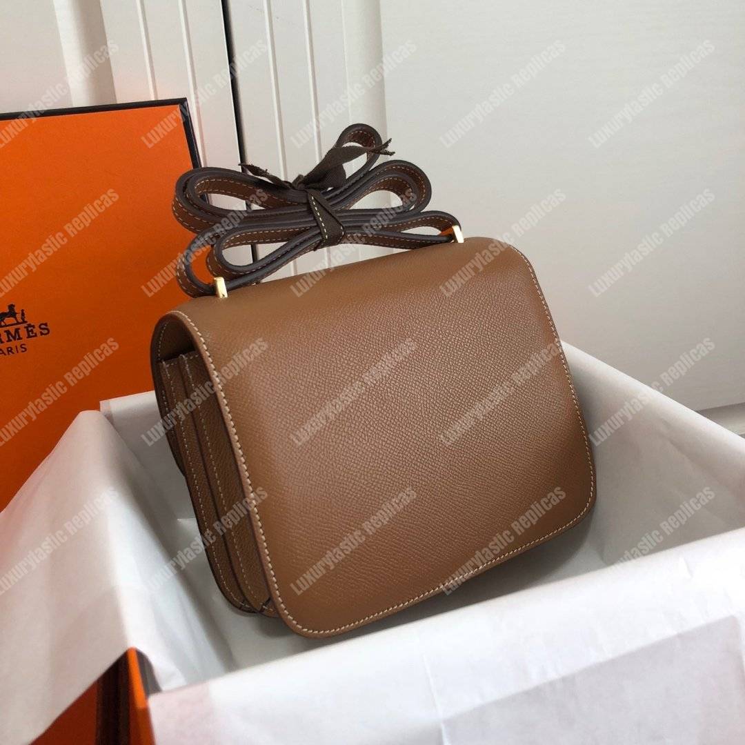 H**mes constance 18 bag epsom gold