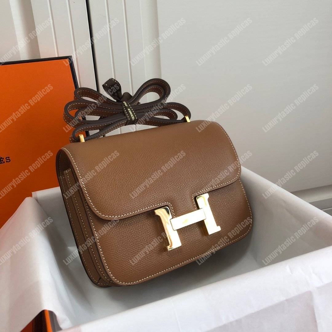 H**mes constance 18 bag epsom gold