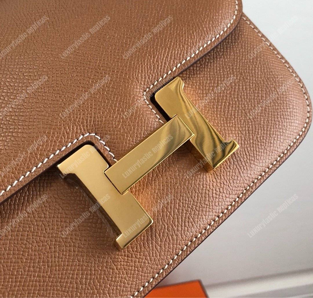 H**mes constance 18 bag epsom gold