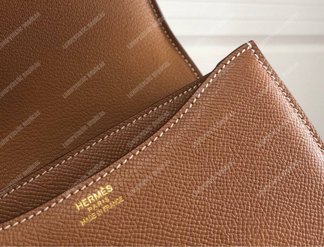 H**mes constance 18 bag epsom gold