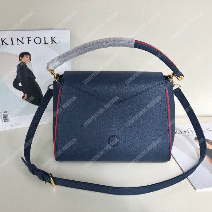 LV Double V Handbag Bleu Marine