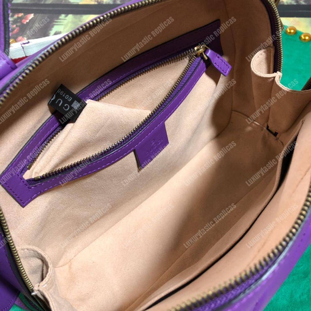 G*u*i gg marmont small shoulder bag purple