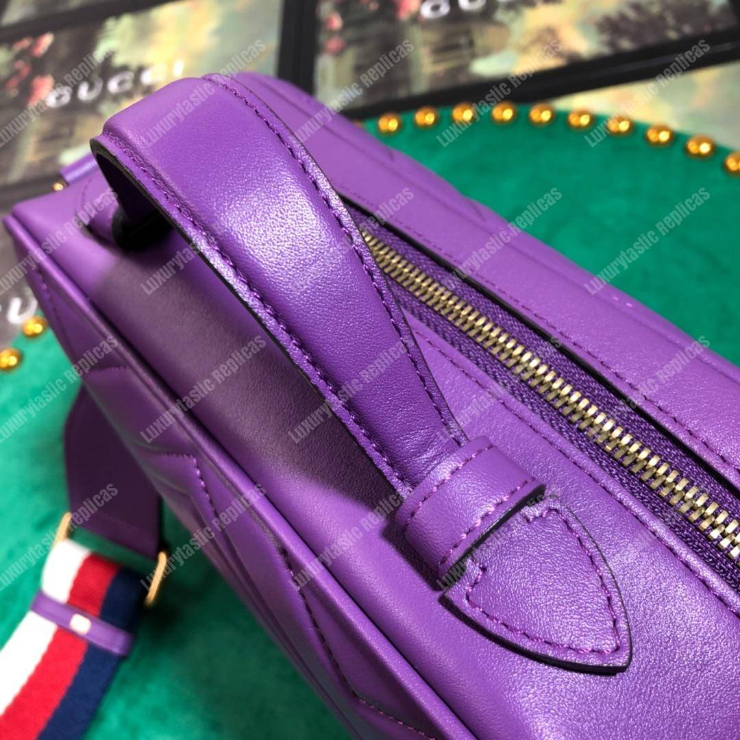 G*u*i gg marmont small shoulder bag purple