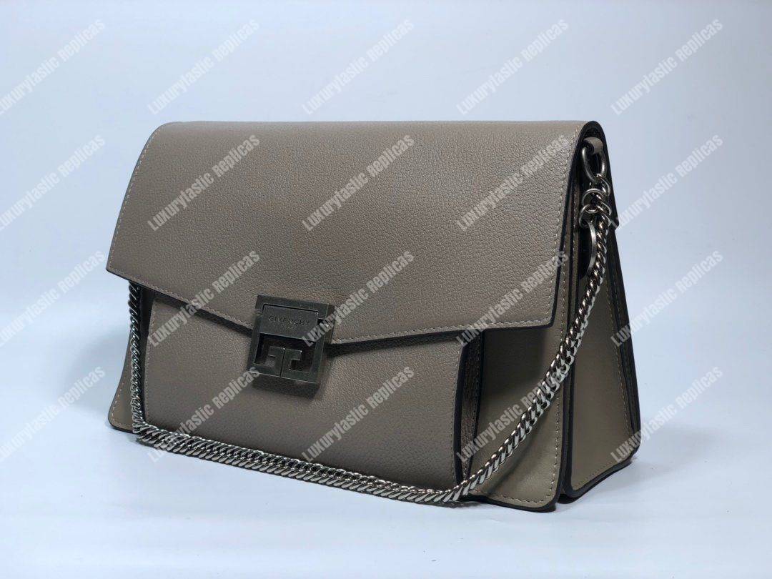 Givenchy Medium GV3 Bag In Leather And Suede Grey