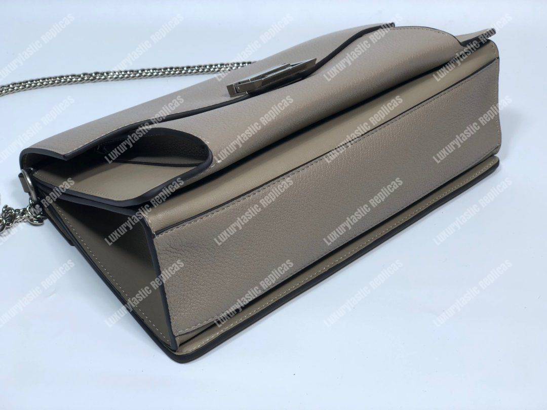Givenchy Medium GV3 Bag In Leather And Suede Grey