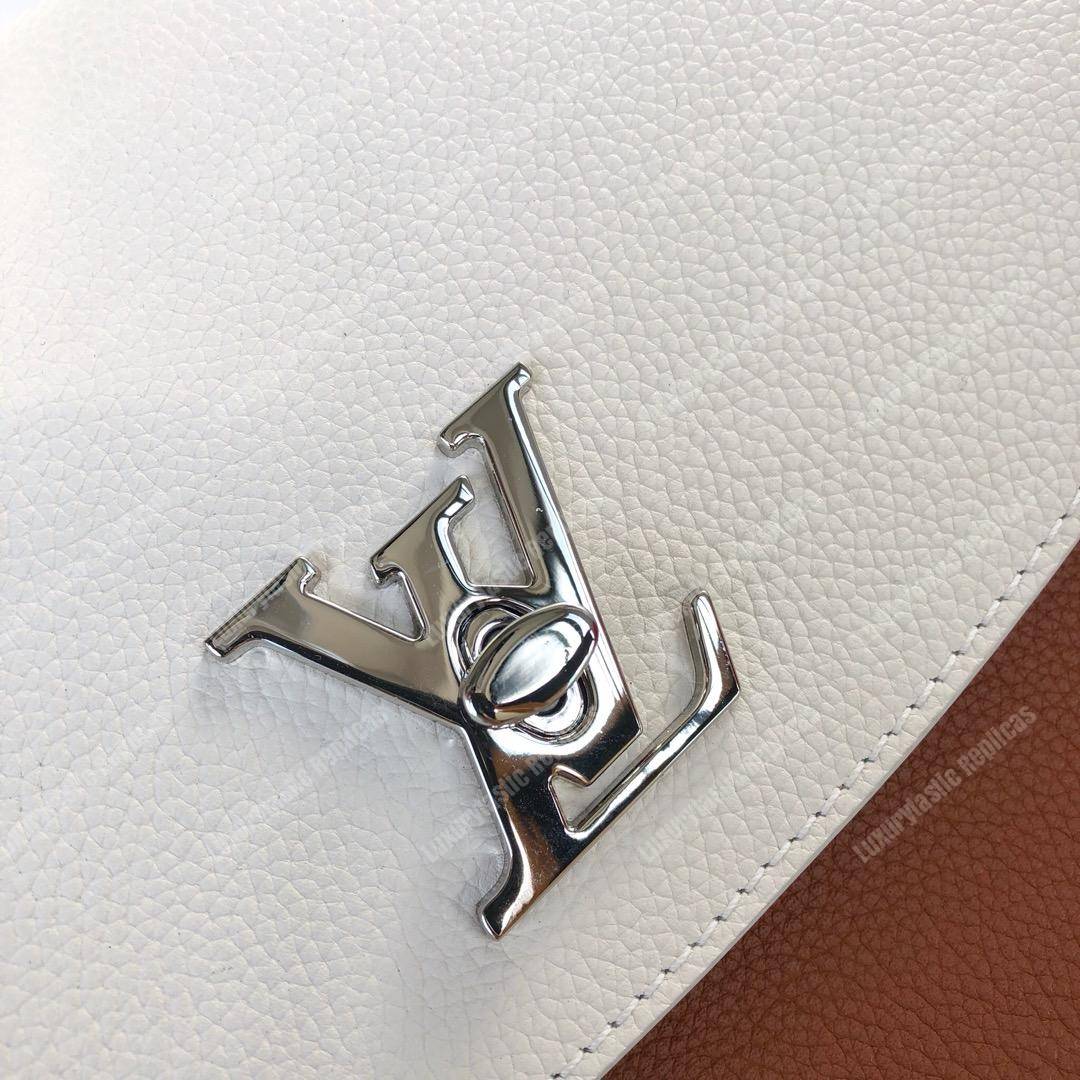 LV Lockme Ever Caramel Creme Noir