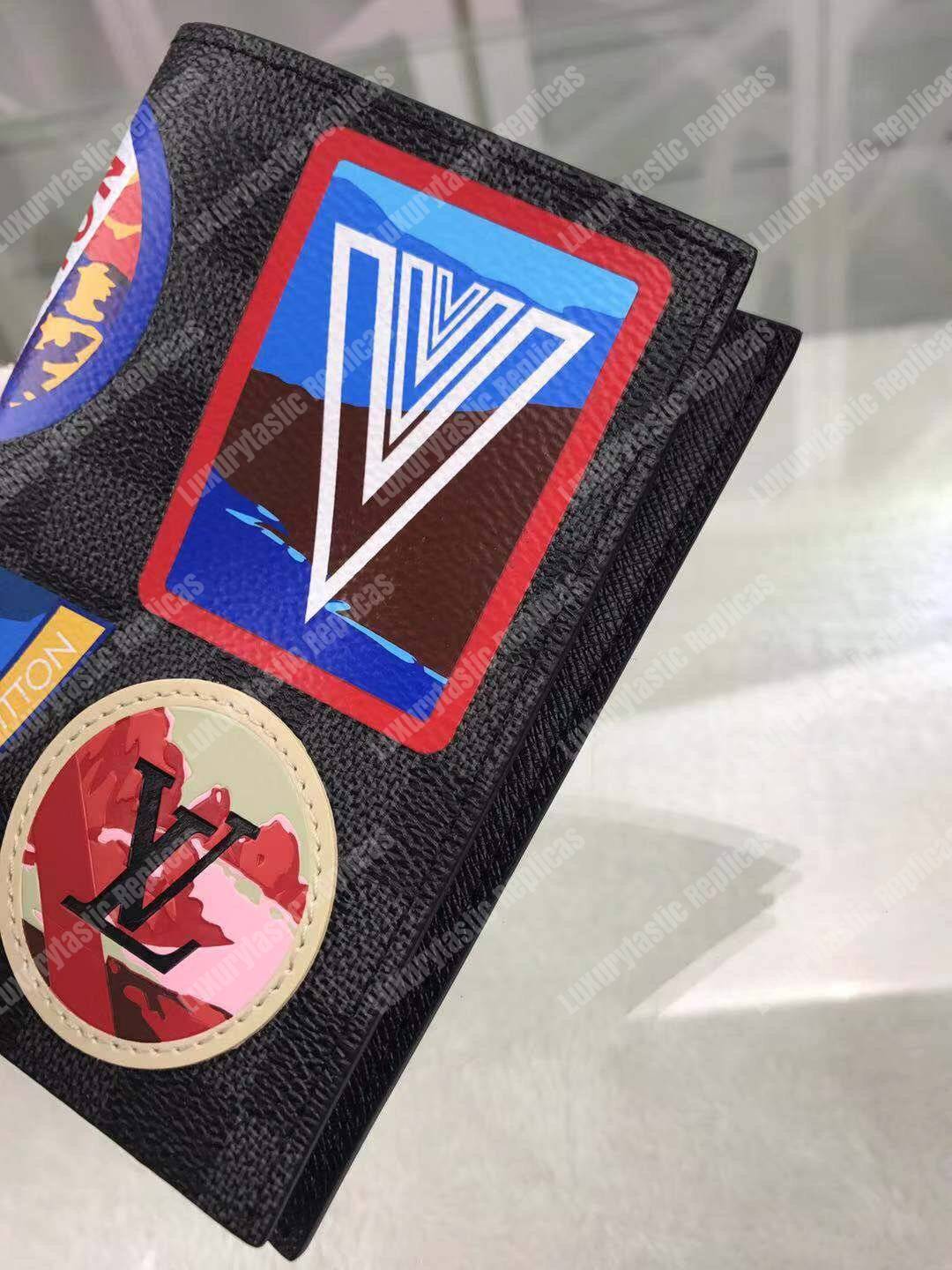 LV Passport Cover Damier Graphite Alps