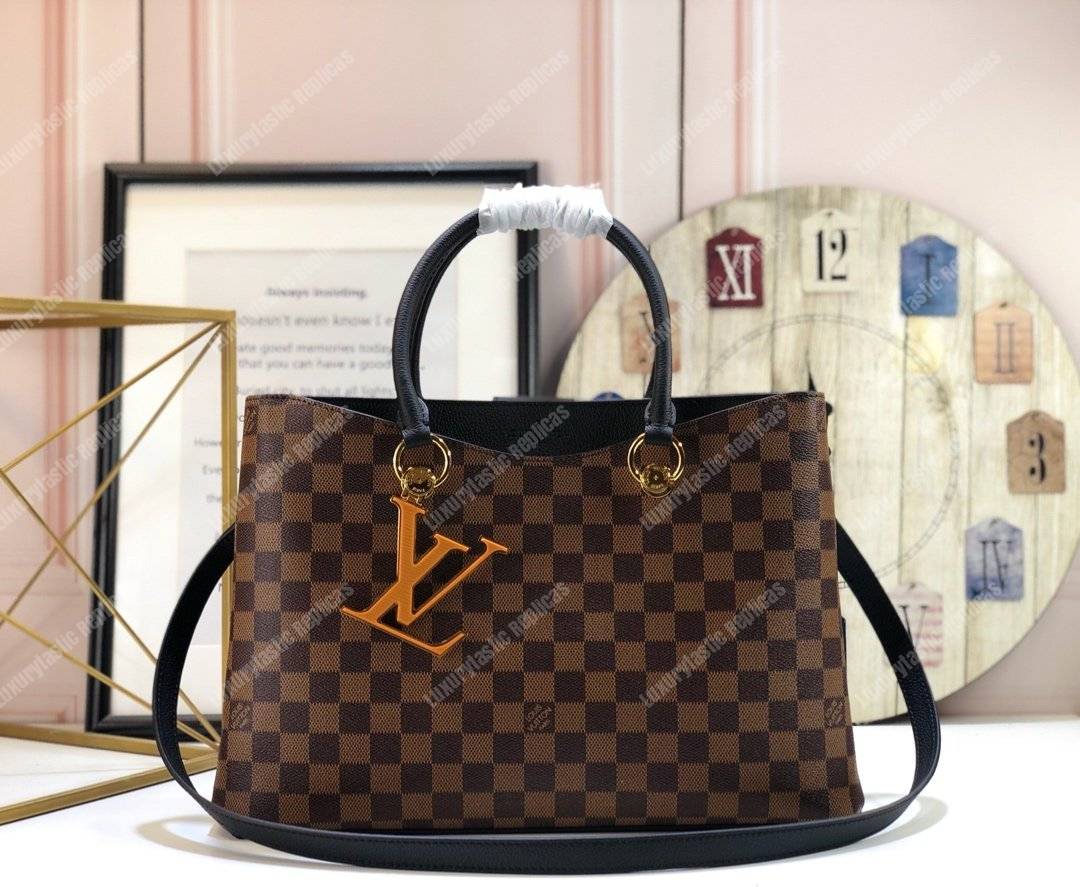 LV Riverside Damier Ebene Noir