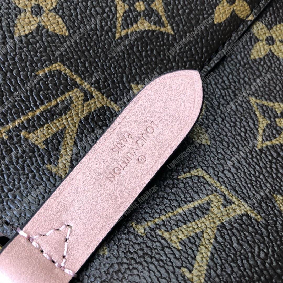 LV NéoNoé Monogram Bucket Bag Rose Ballerine
