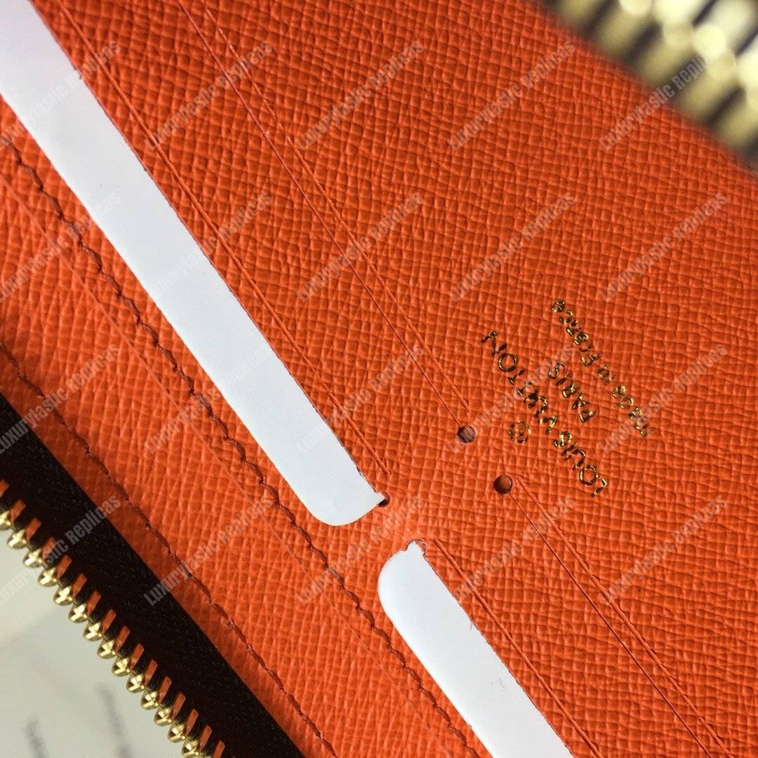 LV Clemence Wallet Monogram Orange