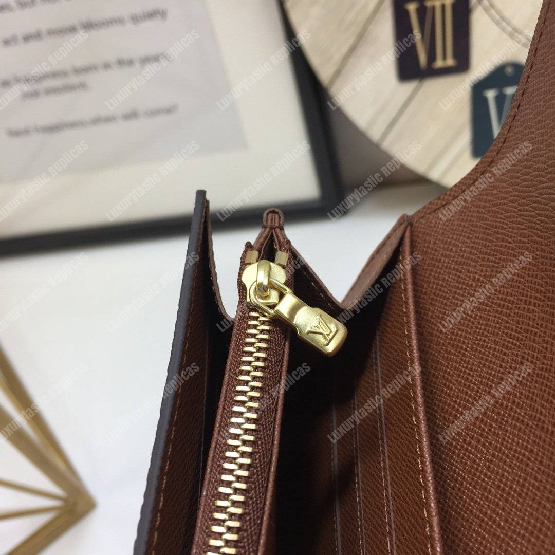 LV Sarah Wallet Monogram Brown