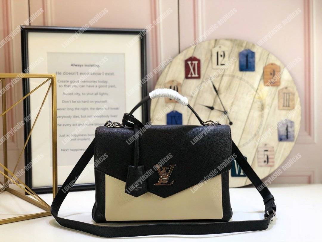 LV MyLockme Handbag Vanille Noir