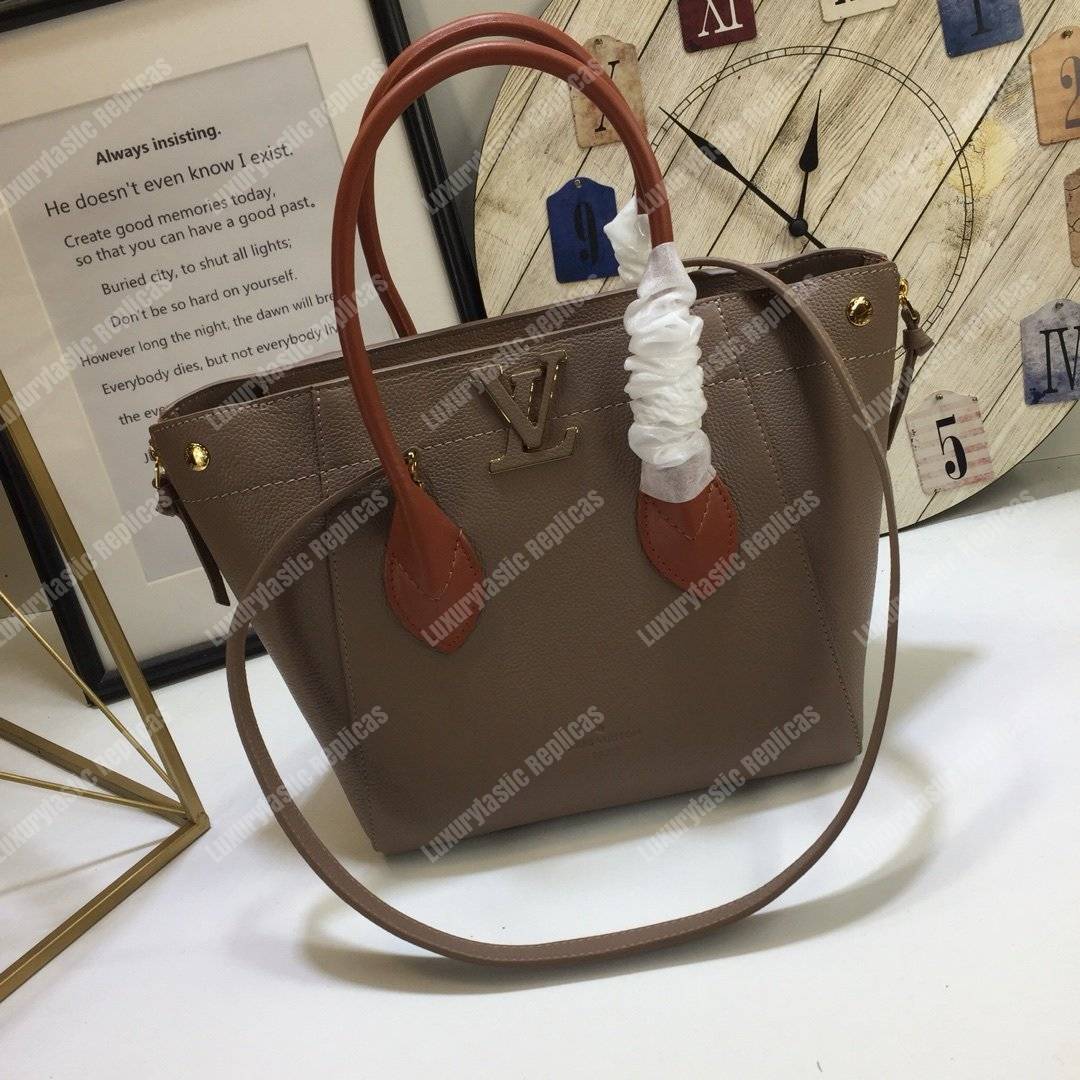 LV Freedom Handbag Taupe