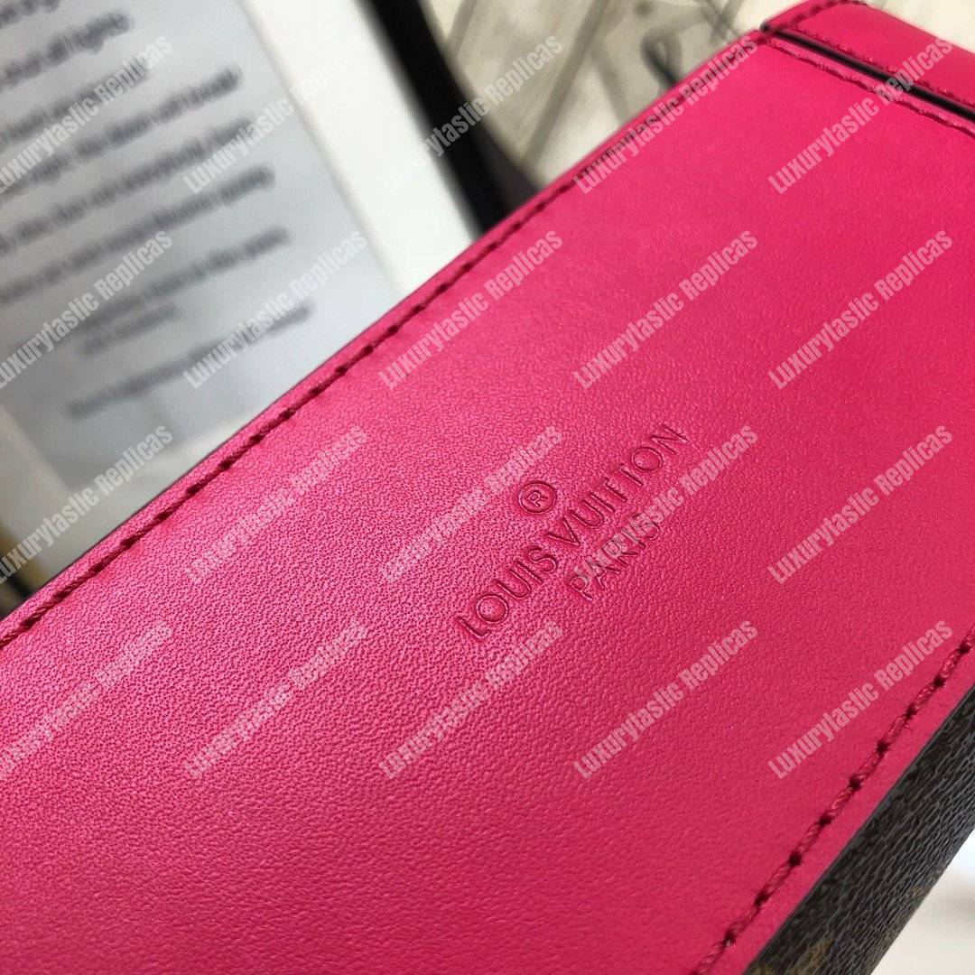 LV Saintonge Monogram Fuchsia