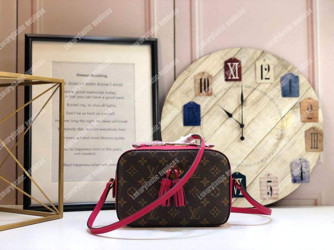LV Saintonge Monogram Fuchsia