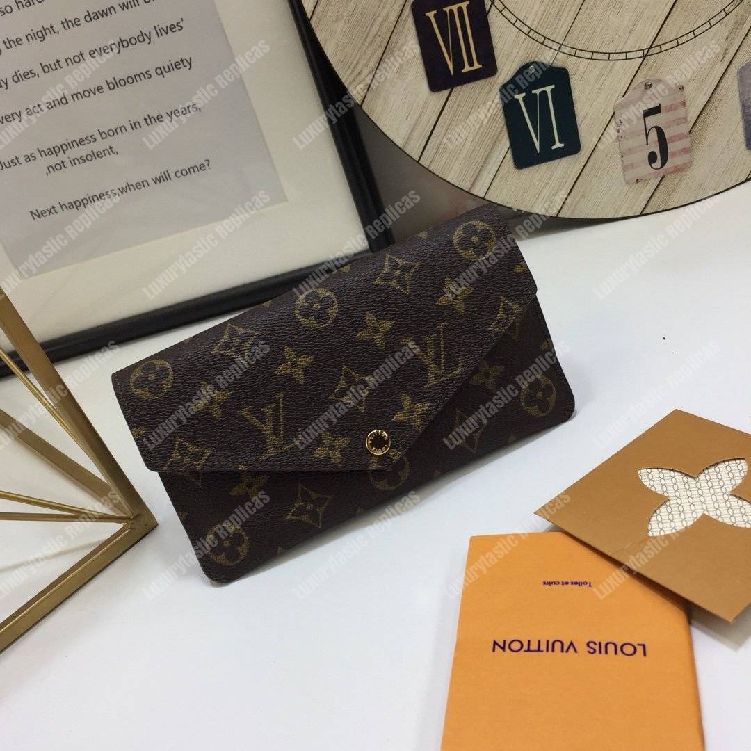 LV Jeanne Wallet Monogram Fuschia