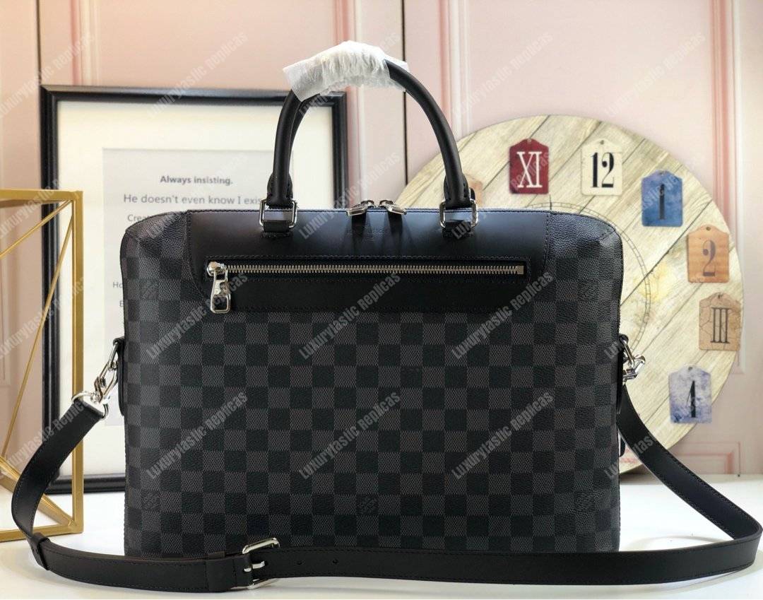 LV Porte-Documents Jour Damier Graphite Canvas