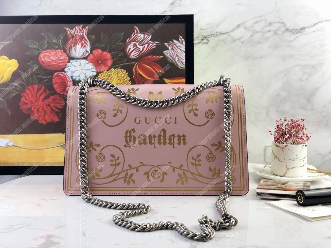 G*u*i gardens medium dionysus shoulder bag pink