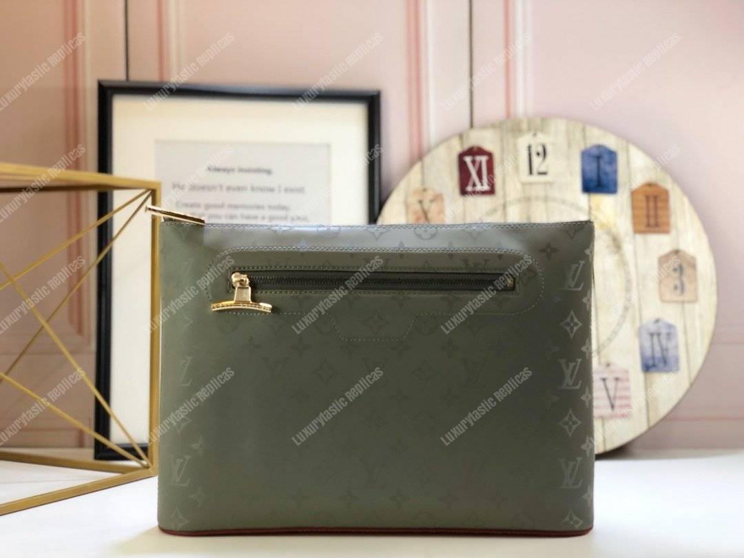 LV Pochette Cosmos Monogram Titanium