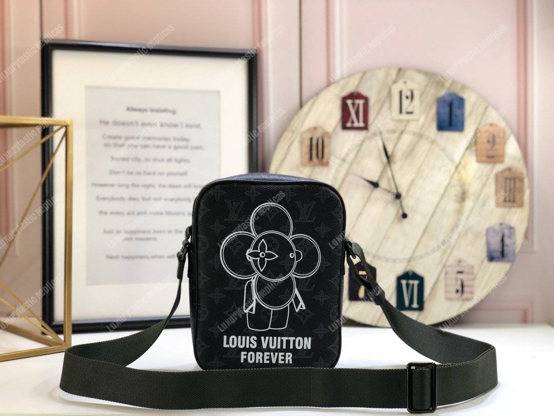 LV Danube PM Monogram Eclipse Canvas Forever