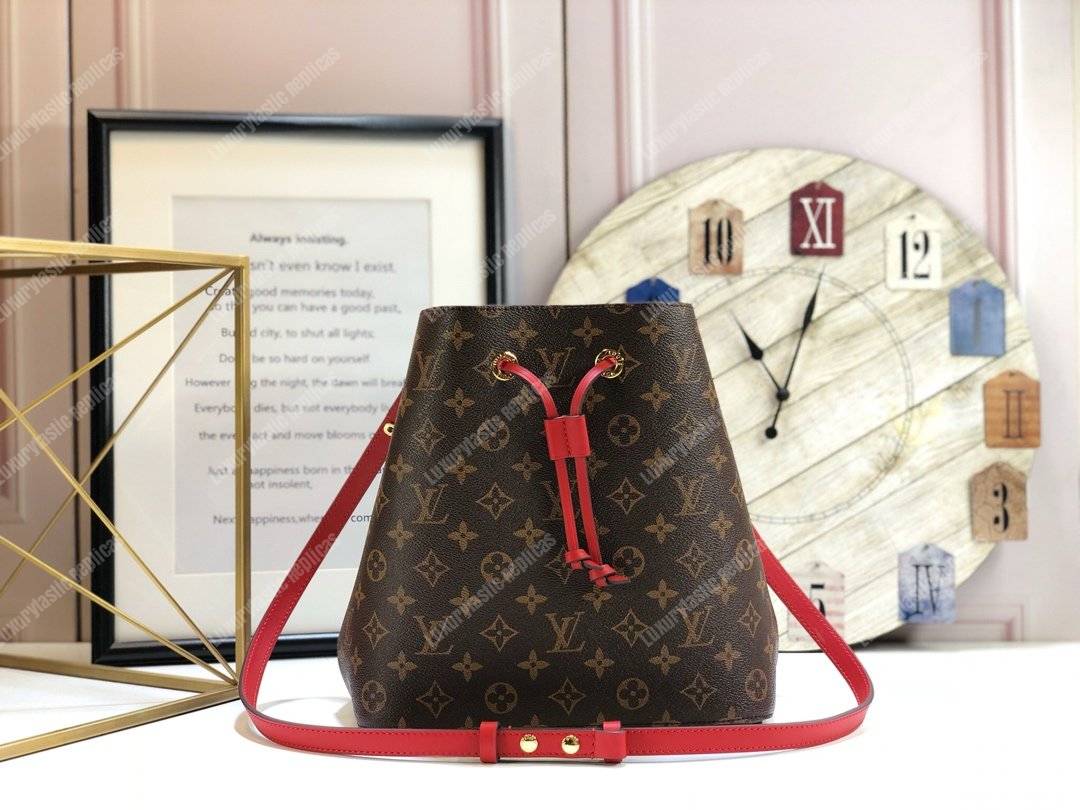 LV NéoNoé Bag Monogram Coquelicot