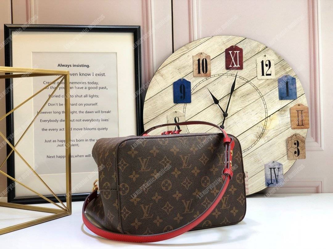 LV NéoNoé Bag Monogram Coquelicot